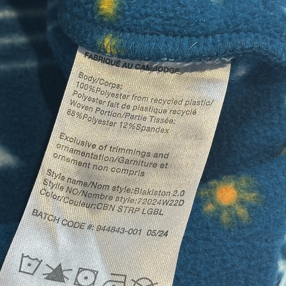 Woods Women's Blakiston Quarter Zip Fleece Sweatshirt Size Small - Picture 7 of 7